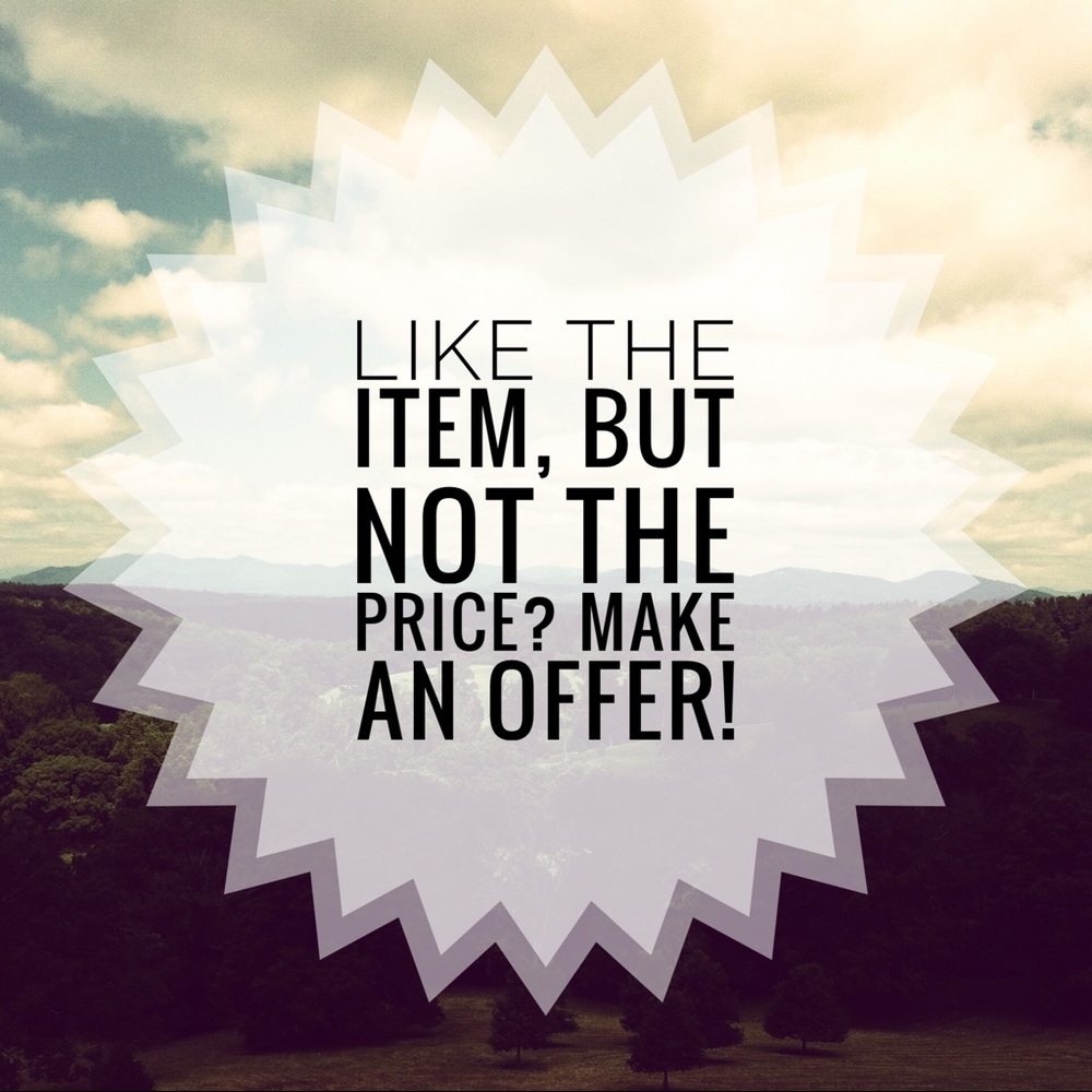 Reasonable offers welcome!